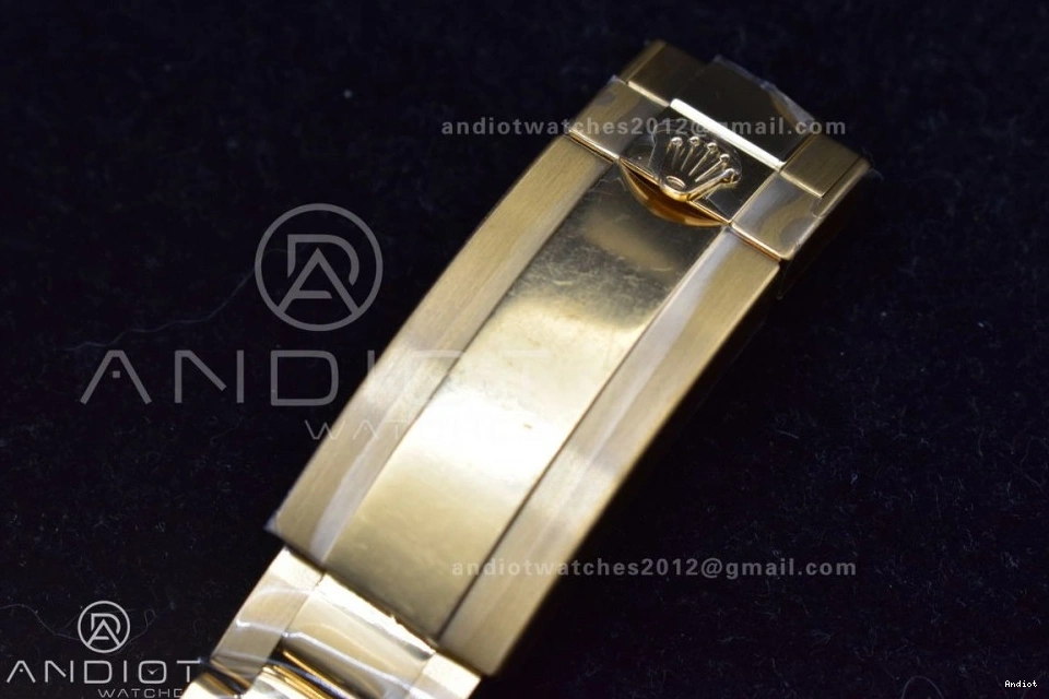 Ceramic Clean 1:1 Best 116618 904L Submariner YG LB Edition Steel Blue VR3135 Plated 0517